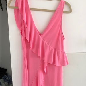 Zara hot pink dress